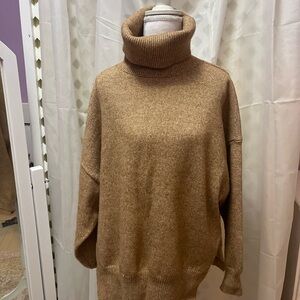 H&M Warm Brown Turtleneck Sweater NWOT